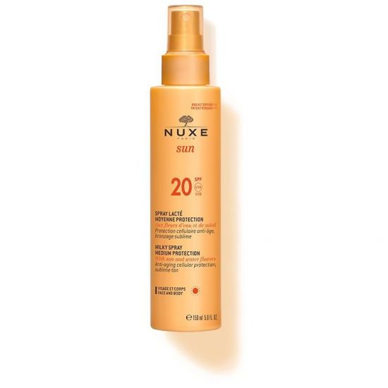 Nuxe Sun Milky Spray for Face & Body SPF20, 150ml