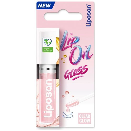 Liposan Lip Oil Gloss Clear Glow, 5.5ml