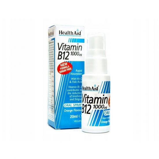 Health Aid Vitamin B12 1000mg Oral Spray, 20ml