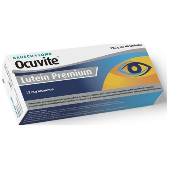 Bausch & Lomb Ocuvite Lutein Premium Συμπλήρωμα Διατροφής Για Την Υγεία Των Ματιών, 30tabs