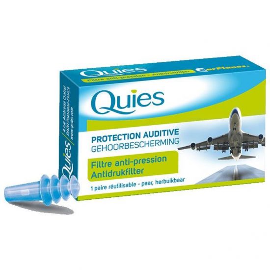 Pharmaq Quies EarPlanes Ωτοασπίδες Ενηλίκων ειδικές για Αεροπορικά Ταξίδια, 1 ζευγάρι