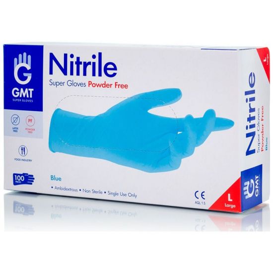 Gmt International Nitrile Gloves Γάντια Νιτριλίου No Large, 100τμχ