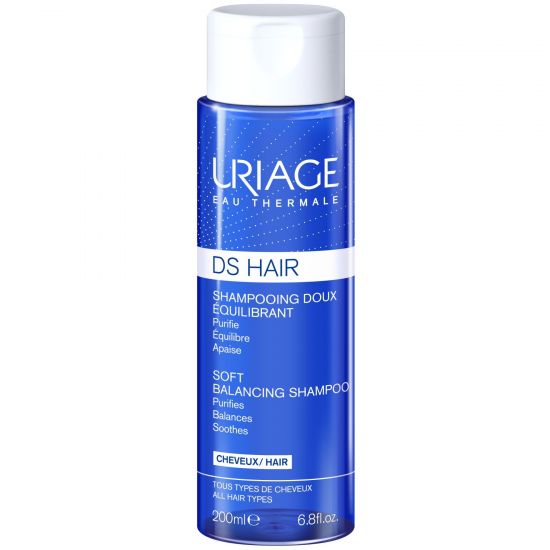 Uriage Ds Hair Soft Balancing Shampoo Απαλό Σαμπουάν Εξισορρόπησης, 200ml