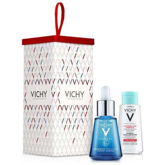 Vichy Promo Set Mineral 89 Probiotic Fractions 30ml & Gift Box με Mineral Micellar Water Face & Eyes 100ml