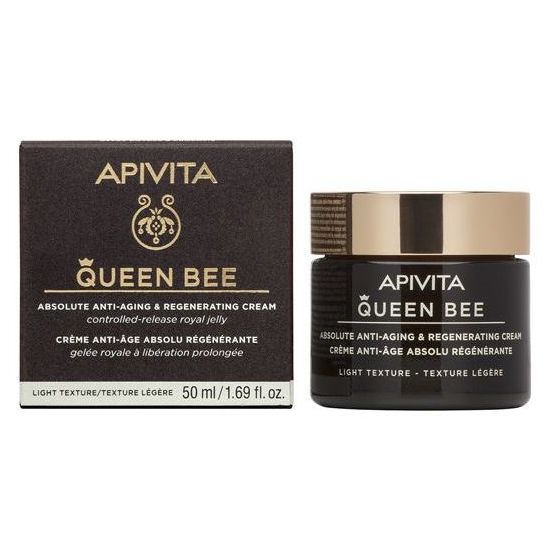 Apivita Queen Bee Absolute Anti-Aging & Regenerating Face Cream Light Texture, 50ml