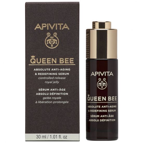 Apivita Queen Bee Serum Ορός Απόλυτης Αντιγήρανσης & Ανόρθωσης Περιγράμματος, 30ml