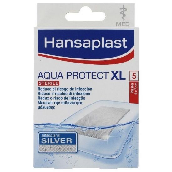 Hansaplast Aqua Protect XL Αδιάβροχα Επιθέματα 6x7cm, 5τμχ