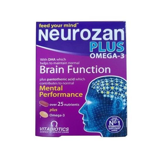 Vitabiotics Neurozan Plus Omega 3, 56tabs
