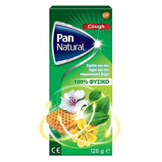 Pan Natural Σιρόπι για τον Ξηρό και τον Παραγωγικό Βήχα, 95ml