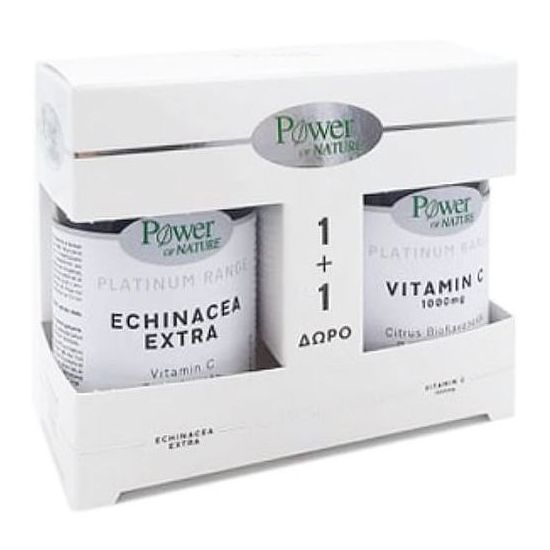 Power Of Nature Promo Platinum Range Echinacea Extra, 30caps & ΔΩΡΟ Platinum Range Vitamin C 1000mg, 20tabs