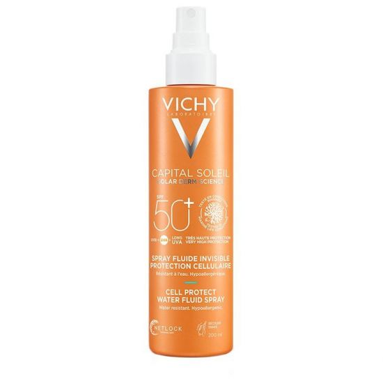 Vichy Capital Soleil, Cell Protect Water, Fluid Spray SPF50, 200ml