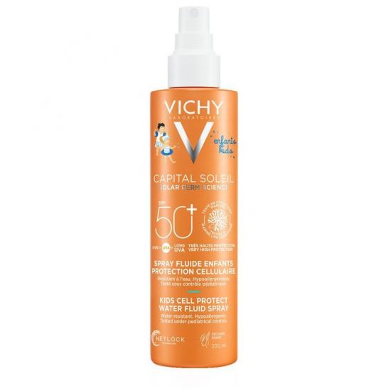 Vichy Capital Soleil Cell Protect SPF50 Παιδικό Αντηλιακό Spray, 200ml