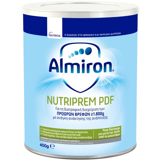 Nutricia Γάλα σε Σκόνη Almiron Nutriprem PDF 0m+, 400gr