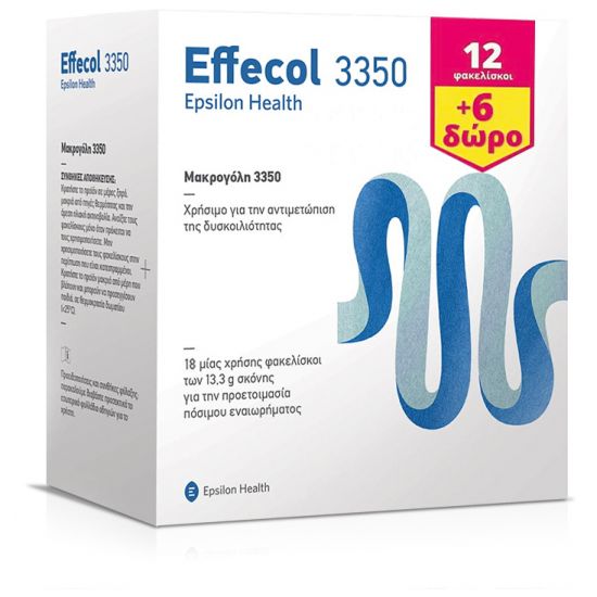 Epsilon Health Promo (12+6 δώρο) Effecol 3350, 18 φακελίσκοι