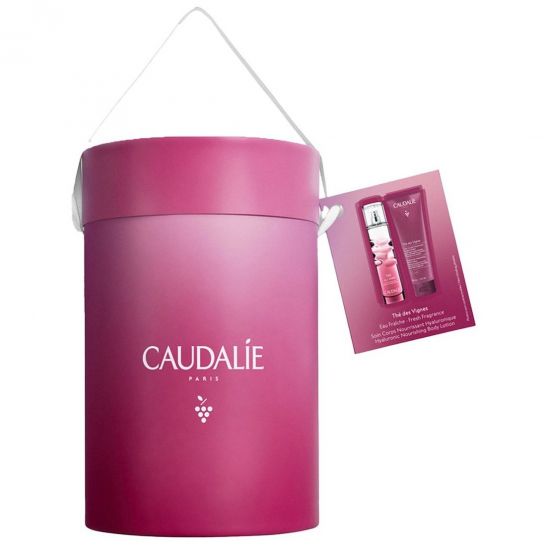 Caudalie Promo The Des Vignes Gift Set Fresh Fragrance, 100ml & Hyaluronic Nourishing Body Lotion, 150ml
