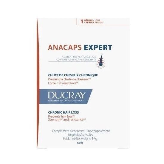 Ducray Anacaps Expert Chronic Hair Loss, 30caps