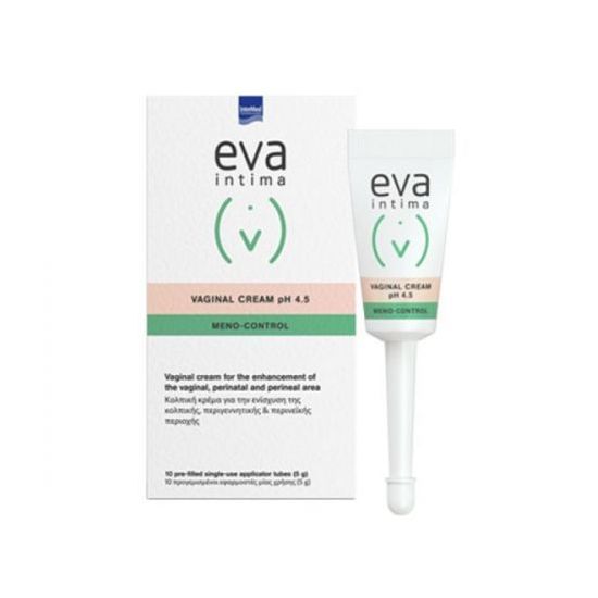 Intermed Eva Intima Meno-Control Vaginal Cream, 10Pre-Filled Applicators