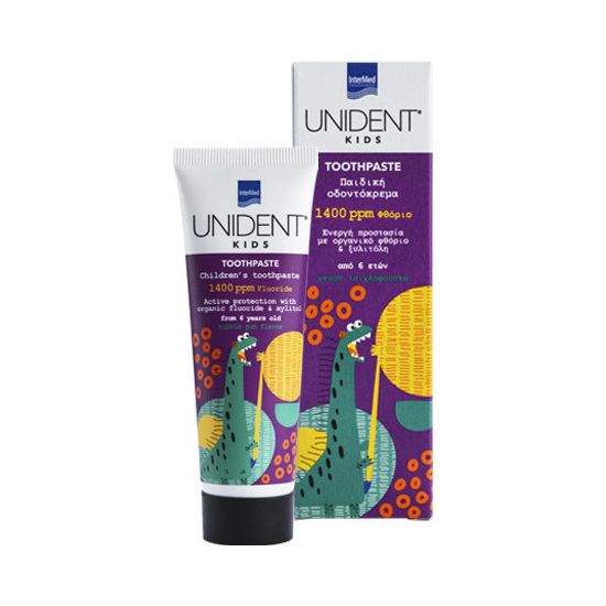 Intermed Unident Kids Toothpaste 1400ppm Φθόριο 6y+, 50ml