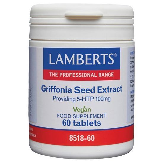 Lamberts Griffonia Seed Exctract Providing 5-HTP 100mg, 60tabs