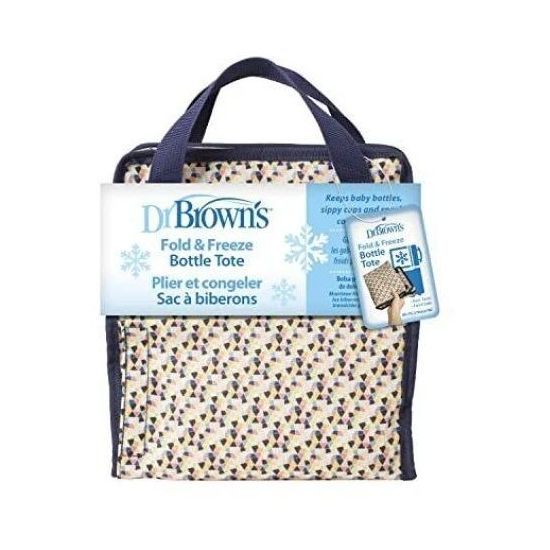 Dr. Brown's AC 226 Freeze and Fold Bottle Tote Geometric Shapes, 1τμχ