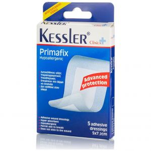 Kessler Primafix Aυτοκόλλητες Γάζες 5 x 7,2 cm, 5τμχ