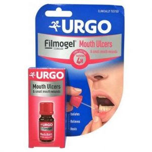 Urgo Filmogel Mouth Ulcers Τζελ που Θεραπεύει τις Άφθες & τις Μικρές Στοματικές Πληγές, 6ml
