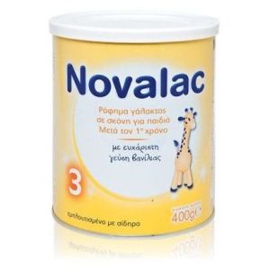 Novalac 3 Ρόφημα Γάλακτος Σε Σκόνη Για Παιδιά Μετά τον 1o Χρόνο 400gr