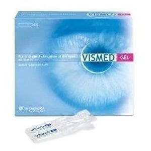 Vismed Eye Drops Gel Υαλουρονικό Νάτριο 0.30%, 20 x 0,45ml