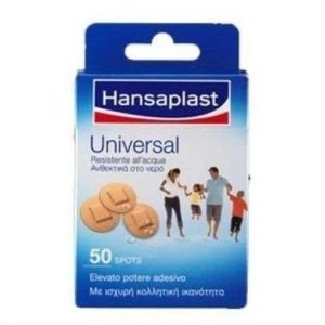 Hansaplast Universal, Επιθέματα Ανθεκτικά στο Νερό, 50 spots