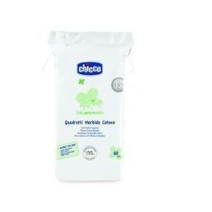 Chicco Baby Moments Τετράγωνα Μαντηλάκια από Βαμβάκι, 60τμχ
