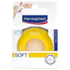 Hansaplast Soft, 2.5cmx5m