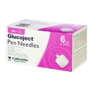 Menarini Glucoject Pen Needles 32G x 6mm, 100τμχ