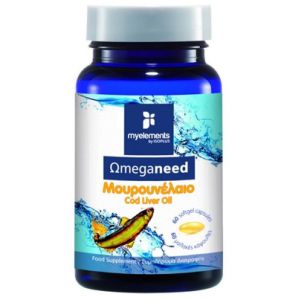 My Elements Omeganeed Cod Liver Oil, 60 softgels
