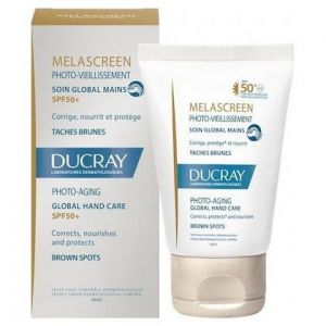 Ducray Melascreen Photo-Aging Creme Mains Global SPF50 Κρέμα Χεριών για Καφέ Κηλίδες, 50ml