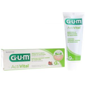 Gum 6050 Activital Q10 Toothgel Οδοντόκρεμα για την Καθημερινή Προστασία των Ούλων, 75ml