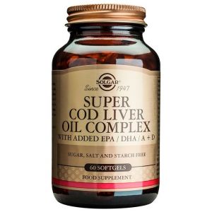 Solgar Super Cod Liver Oil Complex, 60 Softgels