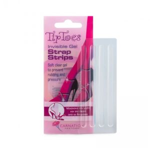 Carnation TipToes Invisible Gel Strap Strips, 4τμχ