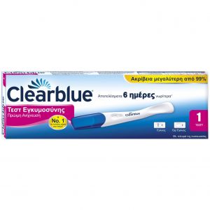 Clearblue Τεστ Εγκυμοσύνης Πρώιμη Ανίχνευση, 1τμχ