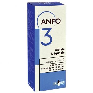 Anfo 3 Liquido Αμφοτερικό Υγρό Καθαριστικό με Χαμομήλι για την Ευαίσθητη Περιοχή & για Προβληματικά Δέρματα, 200ml