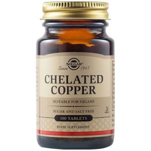Solgar Chelated Copper 2,5mg, 100tabs