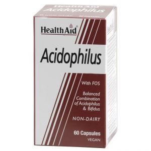 Healh Aid Acidophilus Για την Υγιή Λειτουργία του Εντέρου 60caps
