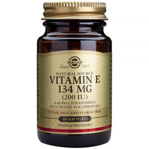Solgar Vitamin E 134mg (200IU), 50softgels