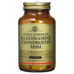 Solgar Extra Strength Glucosamine Chondroitin MSM, 60tabs