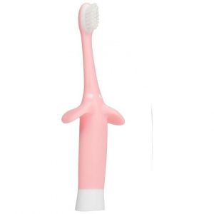 Dr. Brown's Infant to Toddler Toothbrush HG 013 Βρεφική Οδοντόβουρτσα 0-3 ετών, Ροζ Χρώμα, 1τμχ