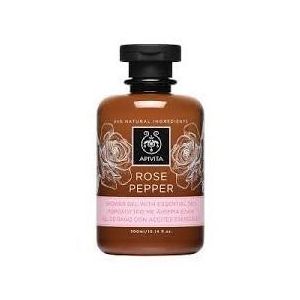 Apivita Rose Pepper Shower Gel, 300ml