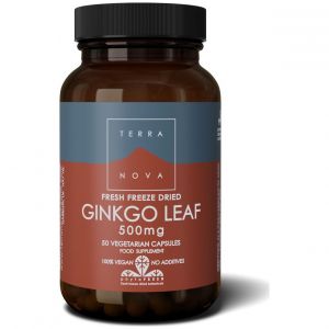 Terranova Ginkgo Leaf 500mg, 50 caps