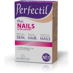 Vitabiotics Perfectil Plus Nails Extra Support Υγιή Μαλλιά, Δέρμα & Νύχια, 60tabs