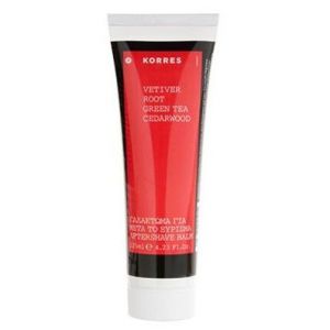 Korres Aftershave Balm With Vetiver Root, Green Tea & Cedarwood, 125ml