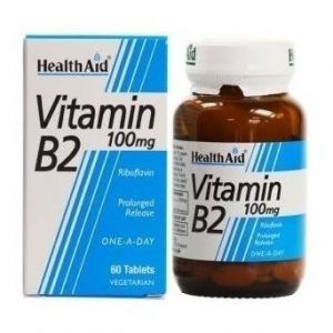 Health Aid Vitamin B2 Riboflavin One a Day Βιταμίνη Β2, 60tabs