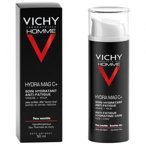 Vichy Homme Hydra Mag C+ Ενυδατική Φροντίδα Αναζωογόνησης ,Προσώπου & Ματιών 50ml